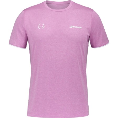 t-shirt padel Babolat Crew neck Lebron men rosa